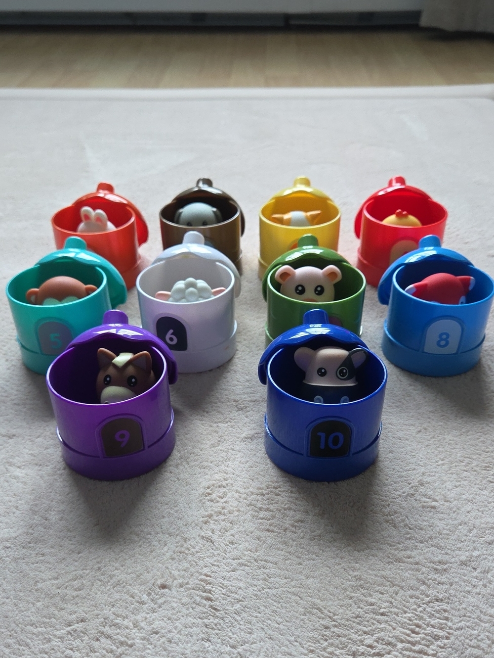 Farm Animals Counting to 10 Finger Puppets